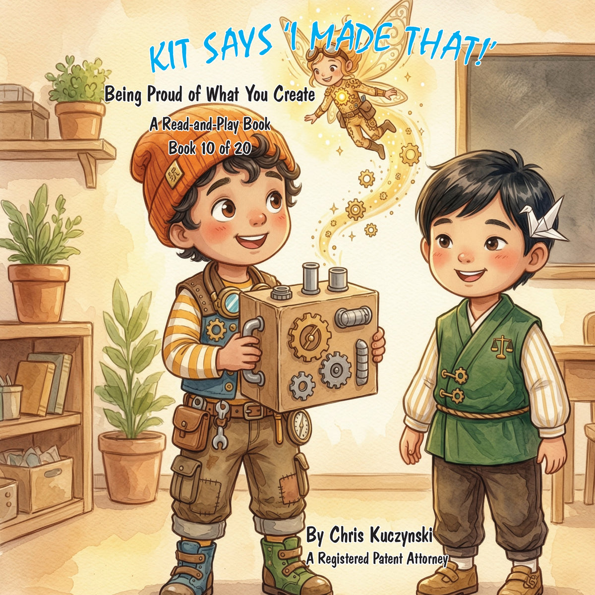 Kit Says 'I Made That!': Being Proud of What You Create, front cover (Book 10 of Kit's Little Sparks)
