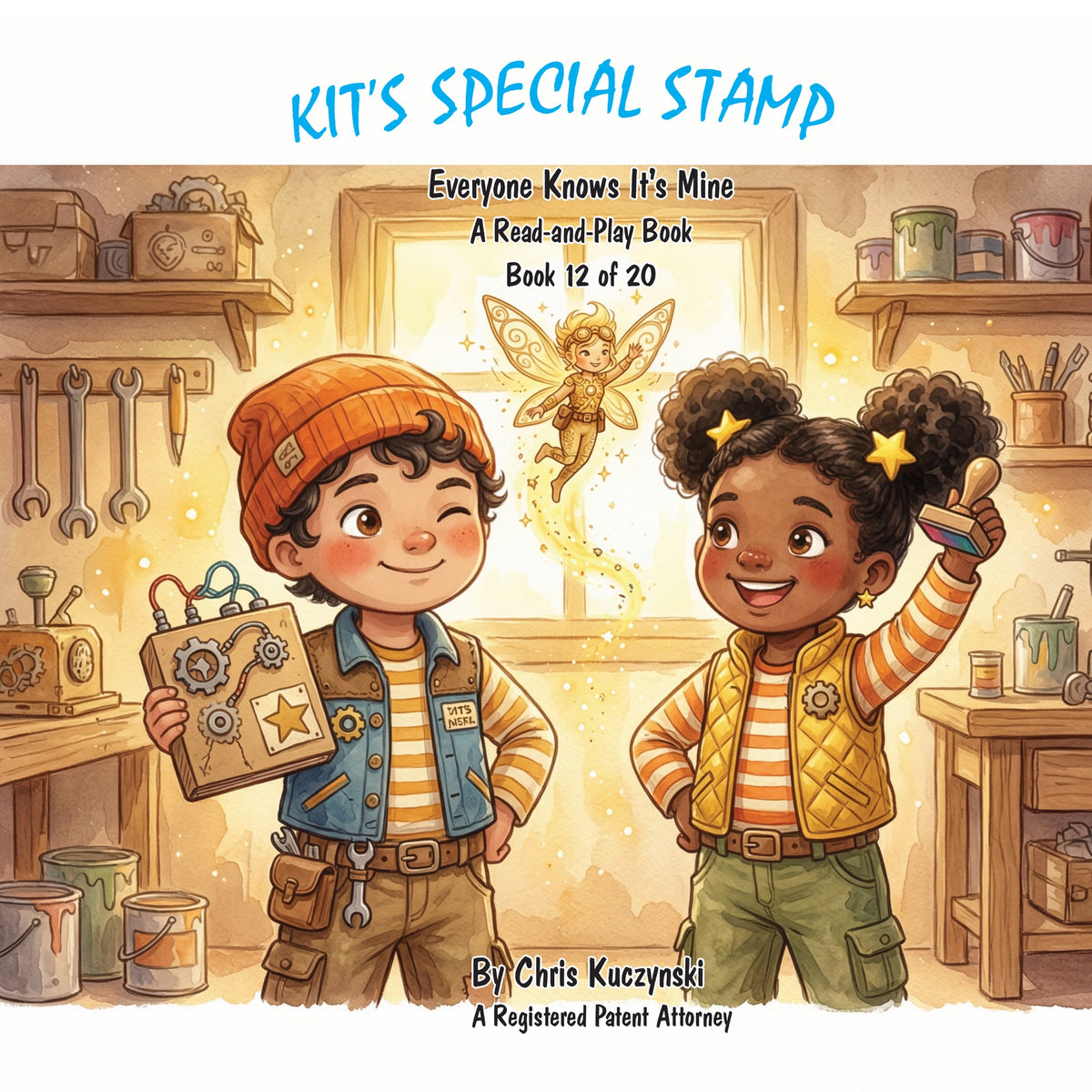 Kit's Special Stamp: Everyone Knows It's Mine, front cover (Book 12 of Kit's Little Sparks)