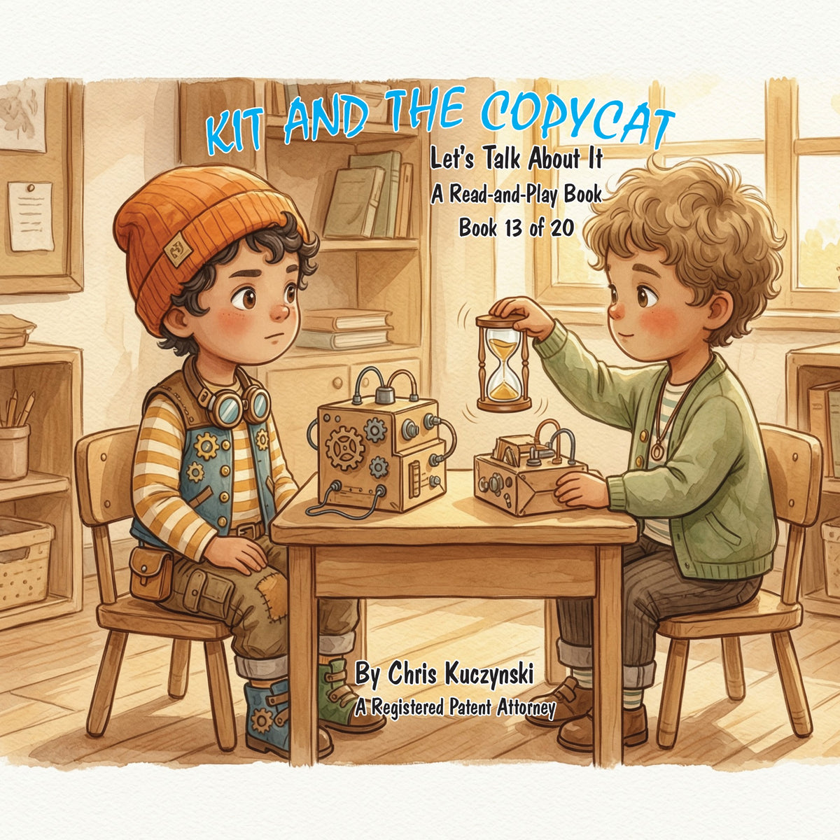 Kit and the Copycat: Let's Talk About It, front cover (Book 13 of Kit's Little Sparks)