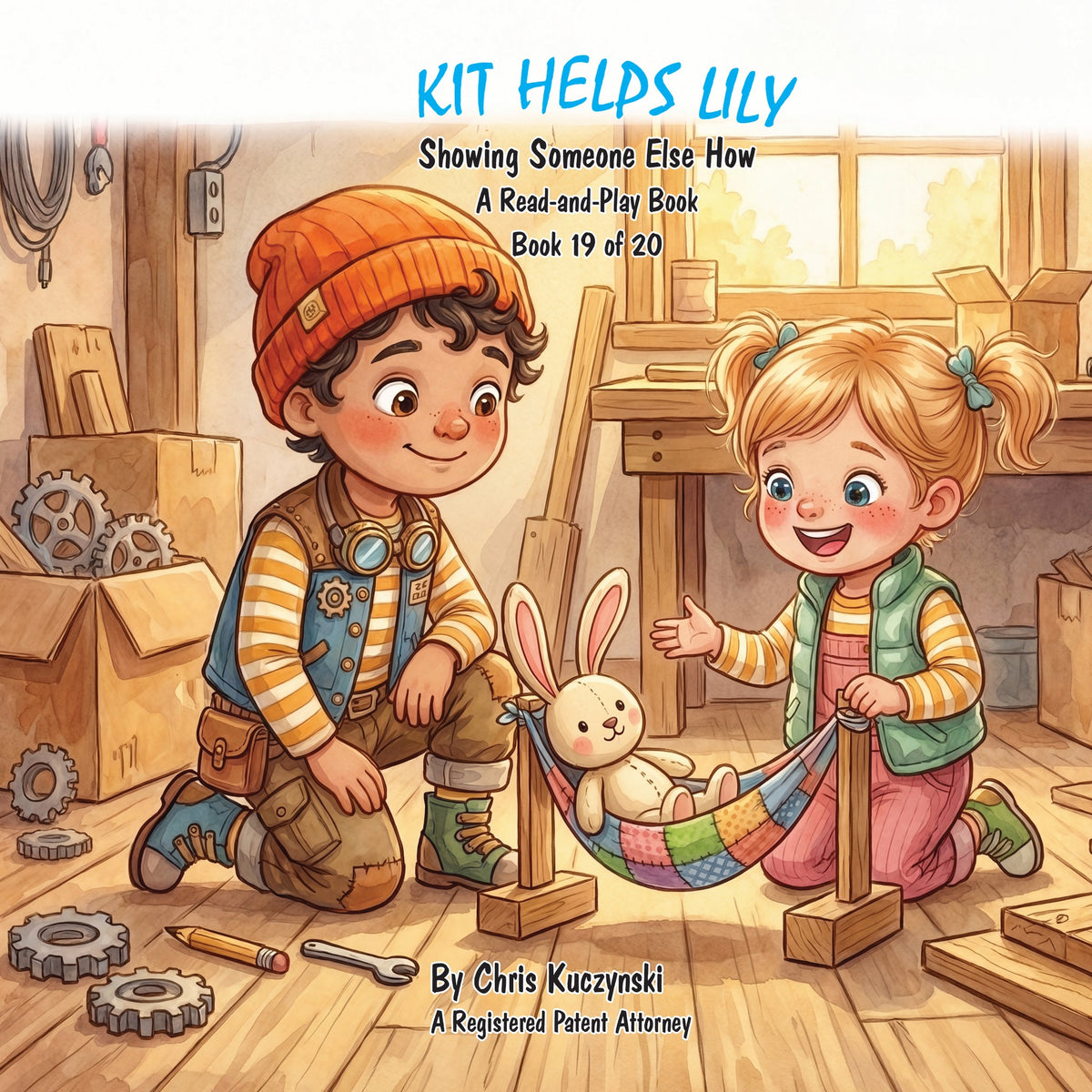 Kit Helps Lily: Showing Someone Else How, front cover (Book 19 of Kit's Little Sparks)