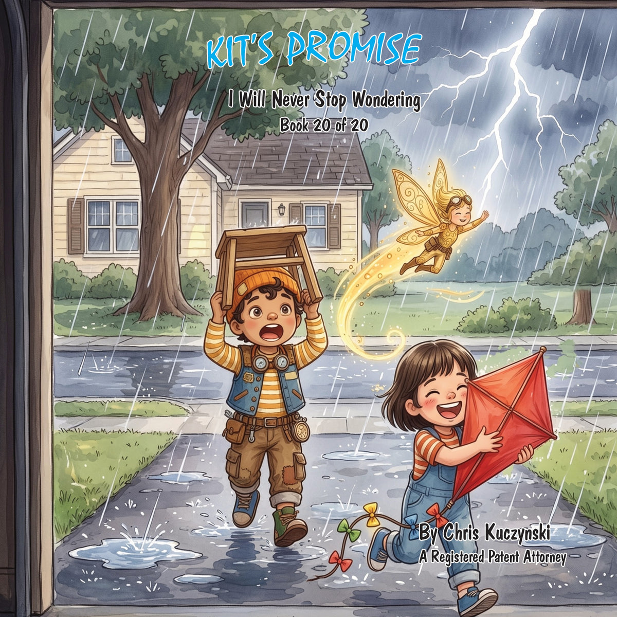 Kit's Promise: I Will Never Stop Wondering, front cover (Book 20 of Kit's Little Sparks)