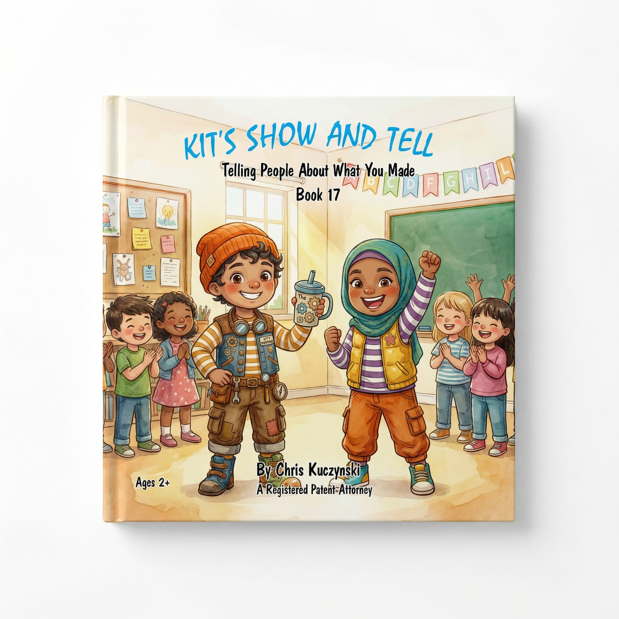 Book cover of 'Kit's Show and Tell' with children in a classroom setting. Kit's Show And Tell: Telling People About What You Made